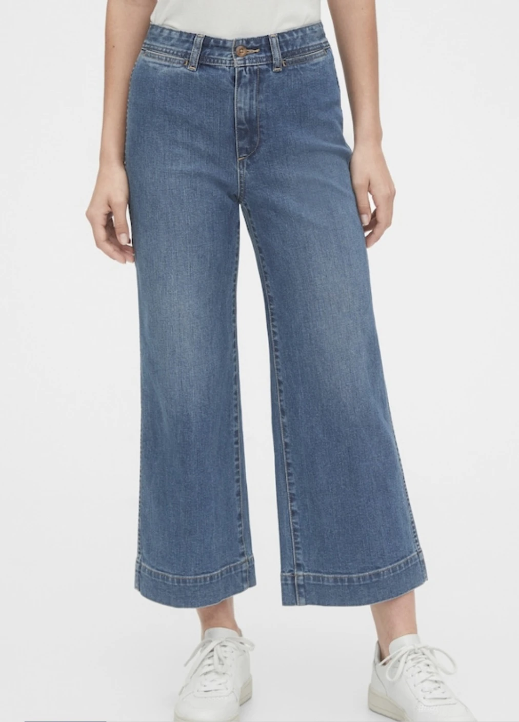 Джинси high rise wide leg crop Gap - (210690039)