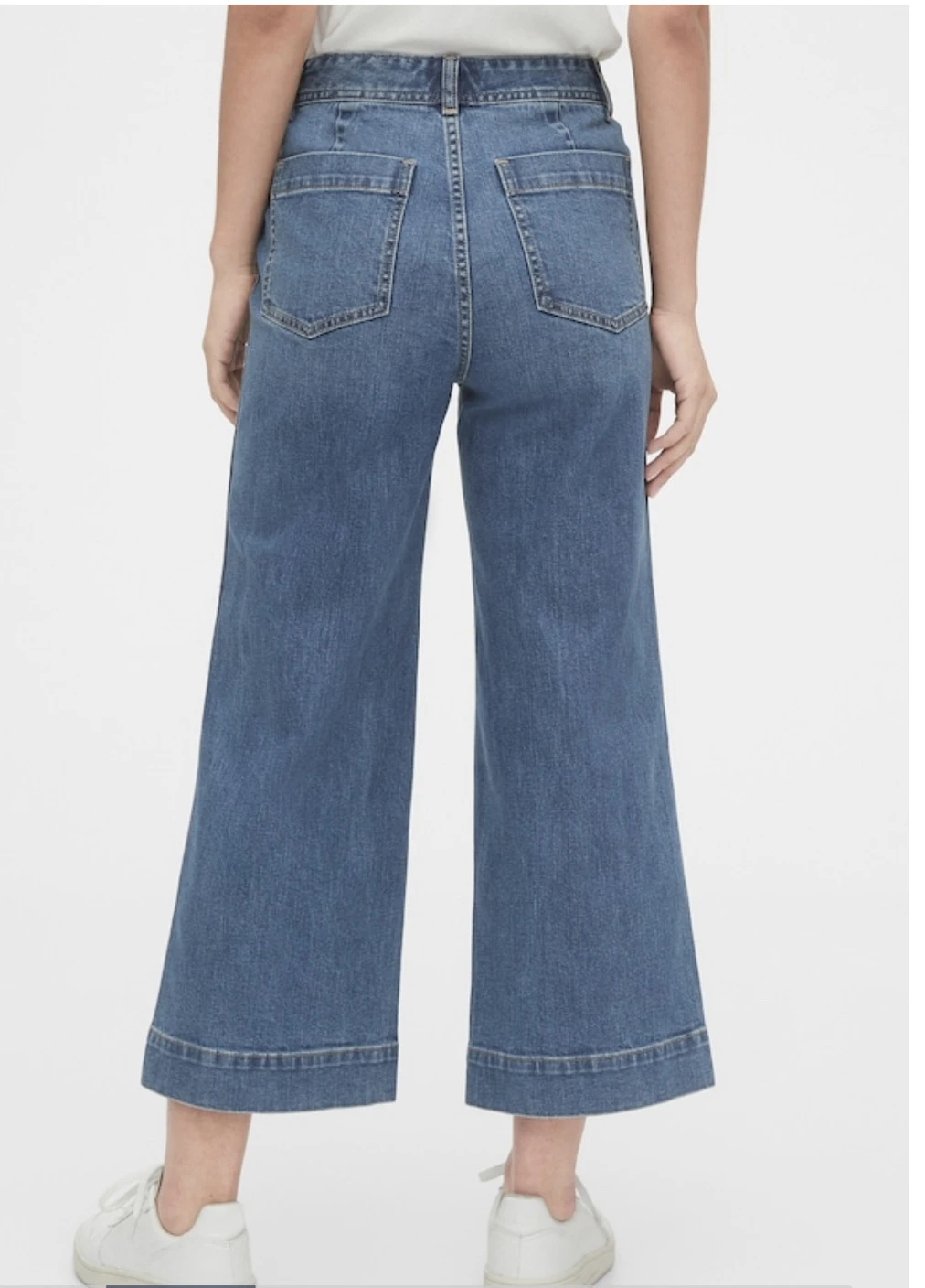 Джинси high rise wide leg crop Gap - (210690039)