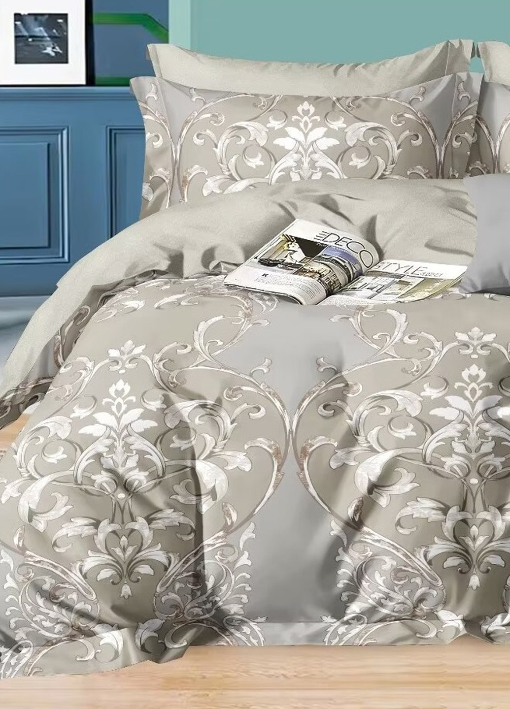 КПБ Евро Lounge 200*230 Victoria Cream Soho (317244680)