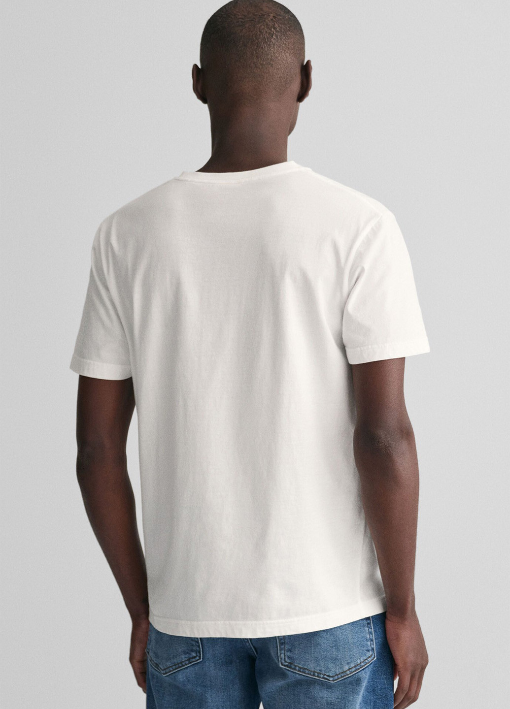 Белая футболка Gant