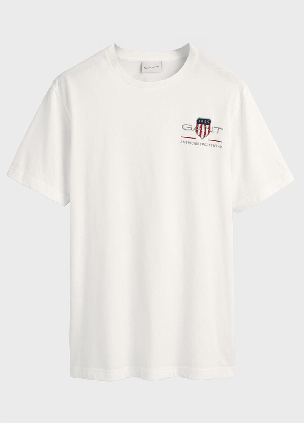 Белая футболка Gant