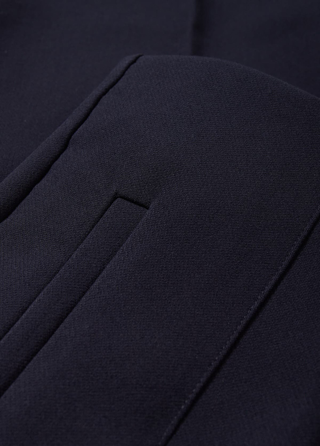 Темно-синие классические демисезонные зауженные, укороченные брюки C&A