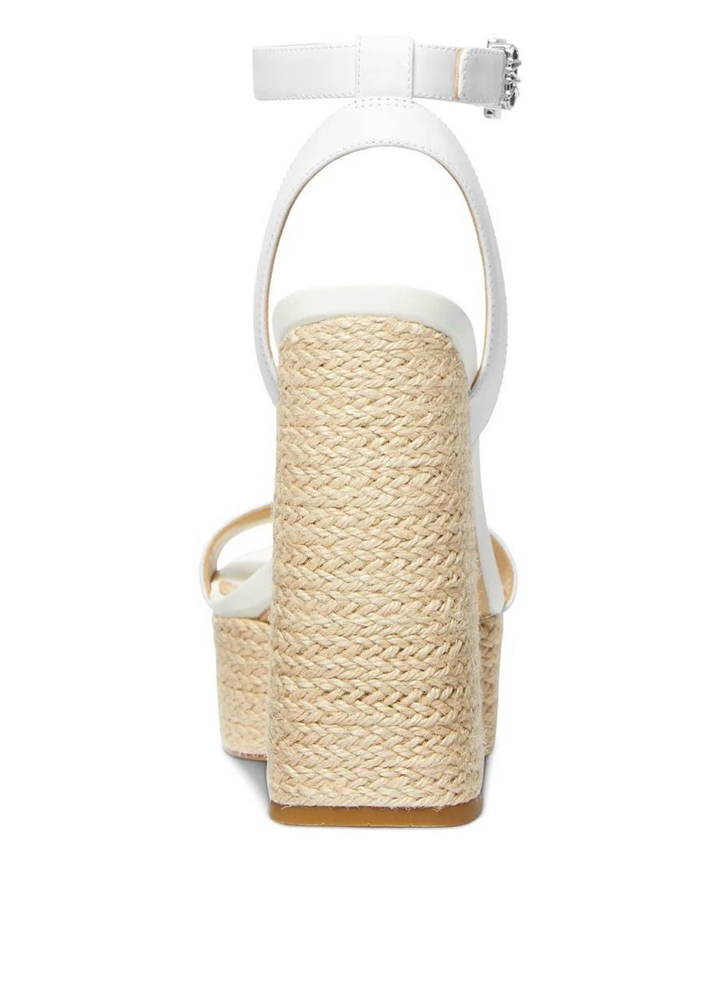 Белые босоножки Michael Kors с ремешком на плетеной подошве
