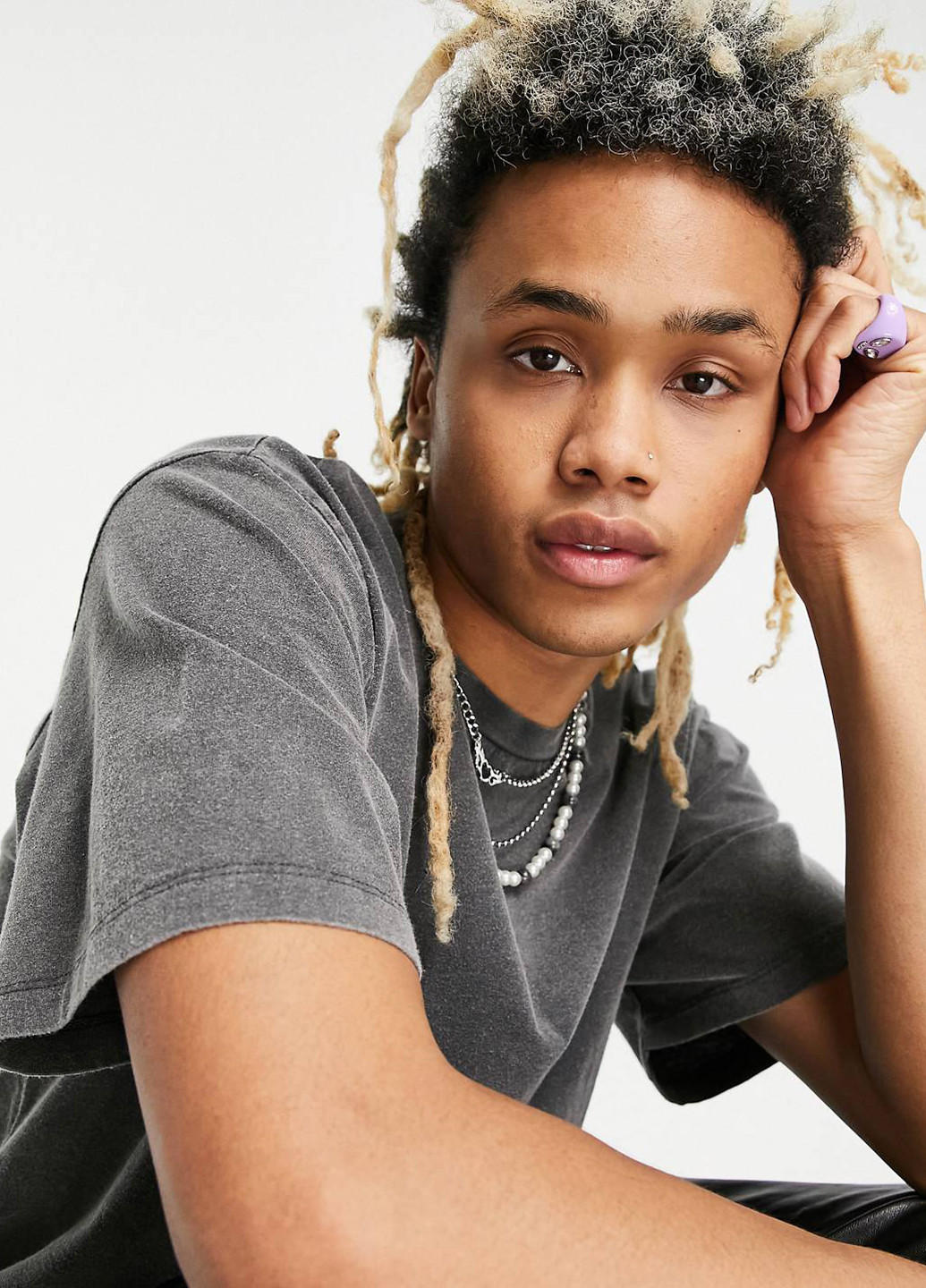 Сіра футболка Reclaimed Vintage