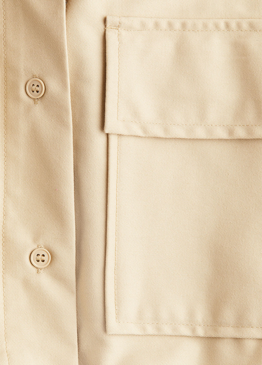 Светло-бежевое кэжуал платье плиссированное, рубашка H&M однотонное