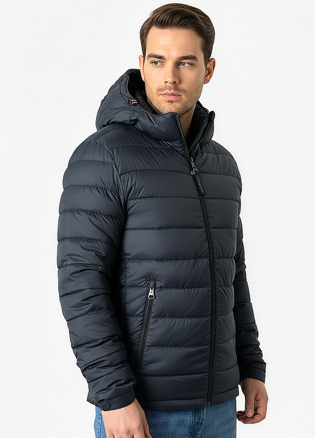 Темно-синя демісезонна куртка Sun's House