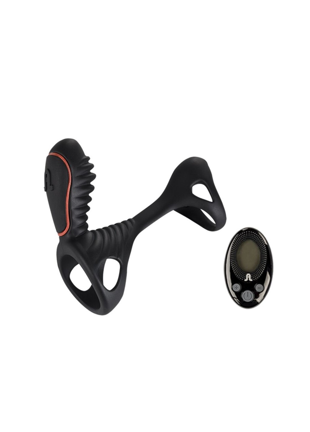 Насадка на член з вібрацією Gladiator з пультом LRS, два мотора Adrien Lastic (254953768)