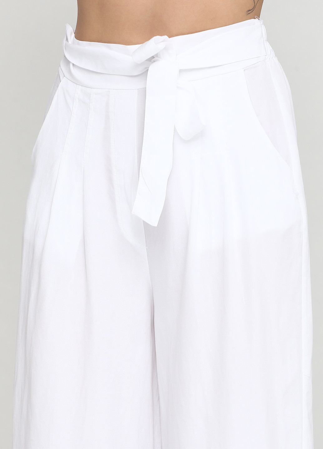 Белые кэжуал летние кюлоты брюки di classe