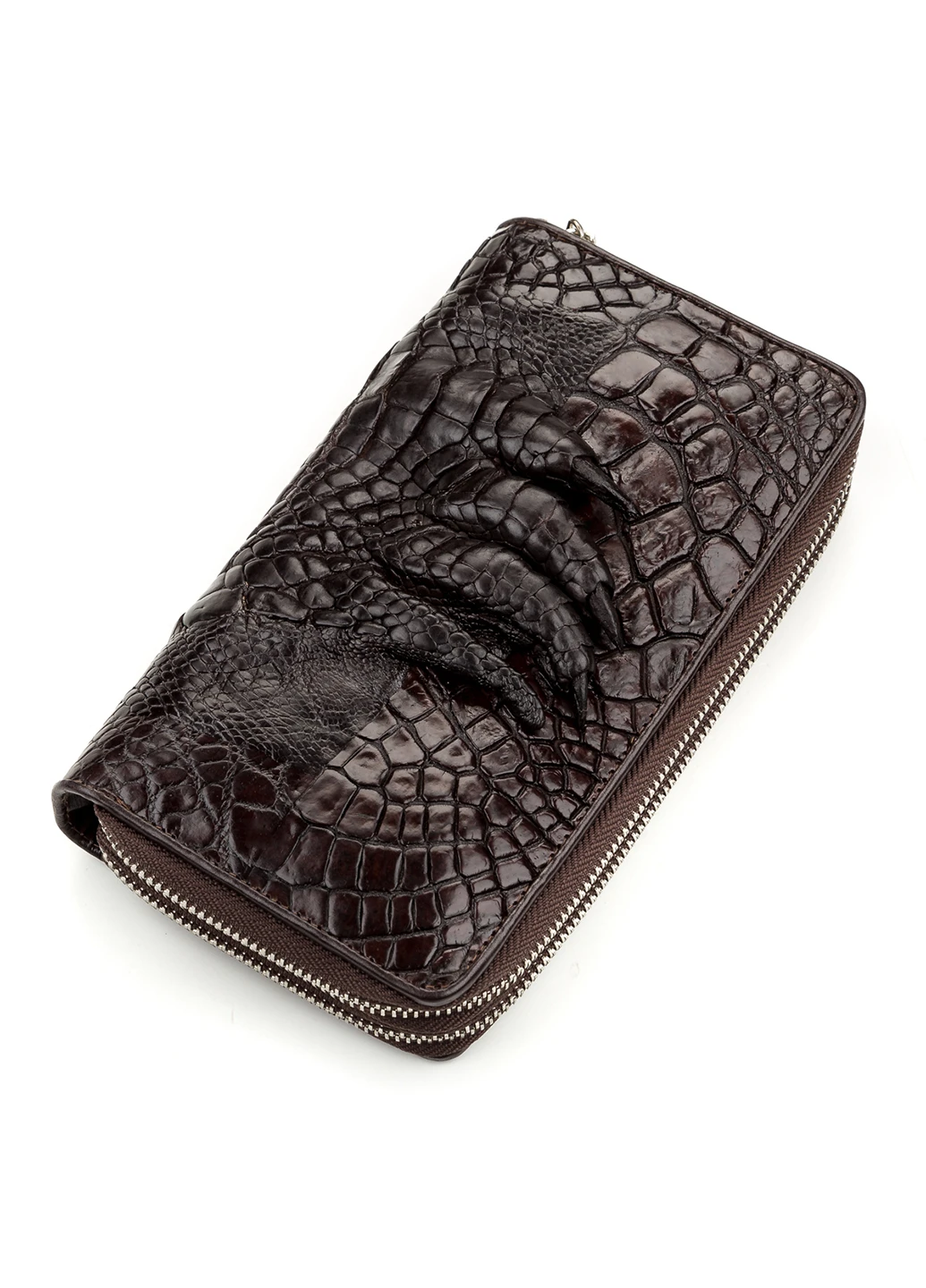Чоловічий шкіряний гаманець 20х11,5 см Crocodile leather (252127453)