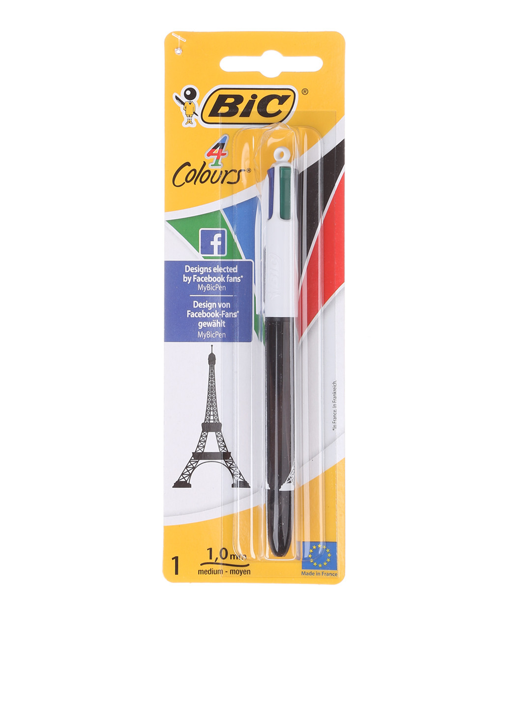 Ручка шариковая (четырехцветная) Bic (137019137)