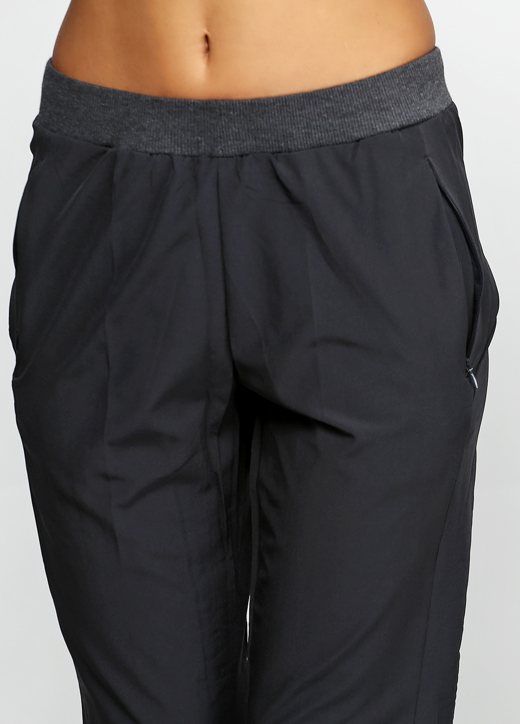 Темно-серые спортивные демисезонные зауженные брюки Cittys