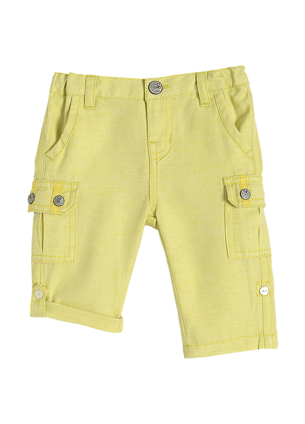 Желтые кэжуал летние брюки карго Chicco