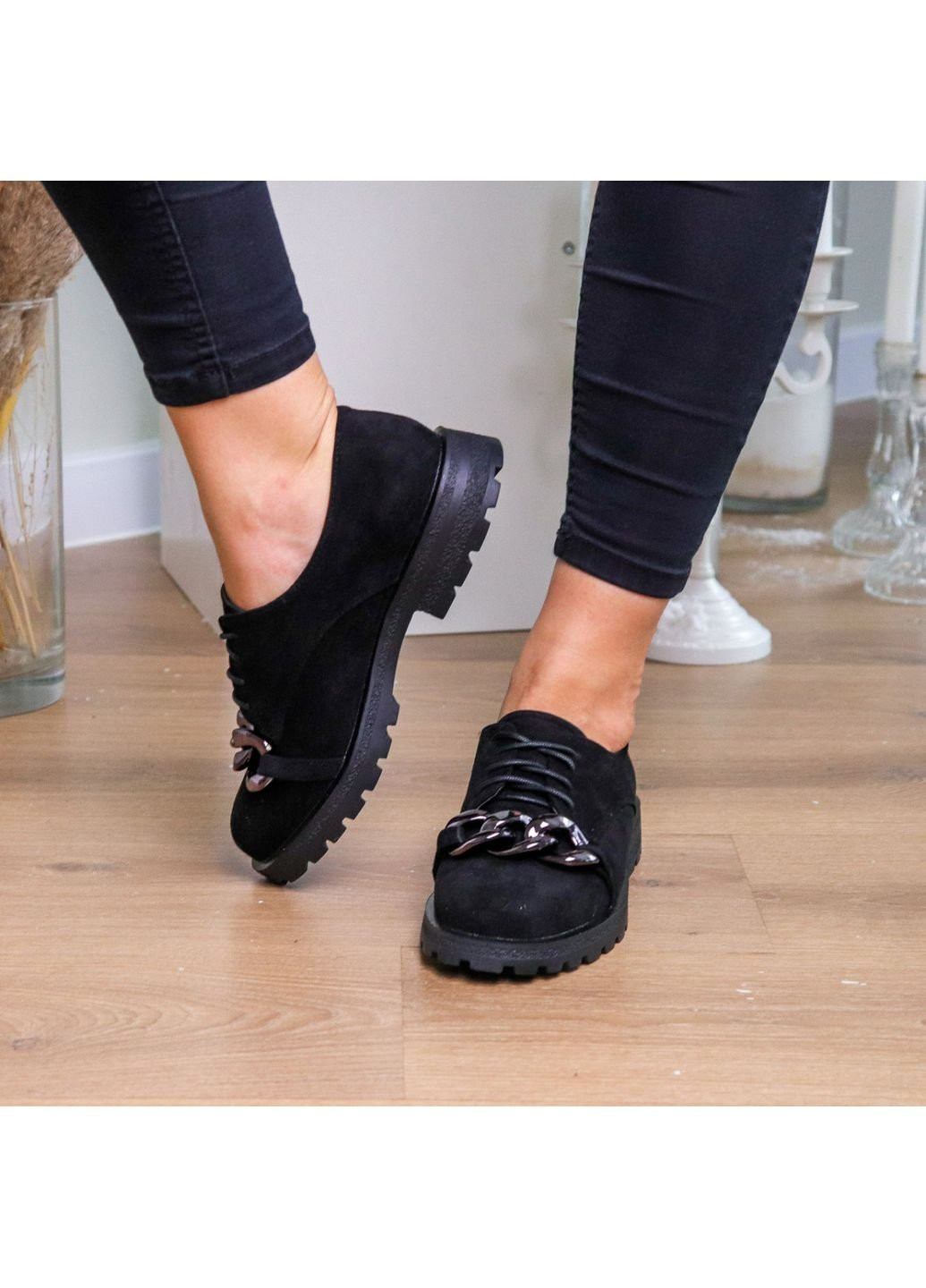 Туфлі жіночі Cherry 3242 40 25,5 см Чорний Fashion (253195789)