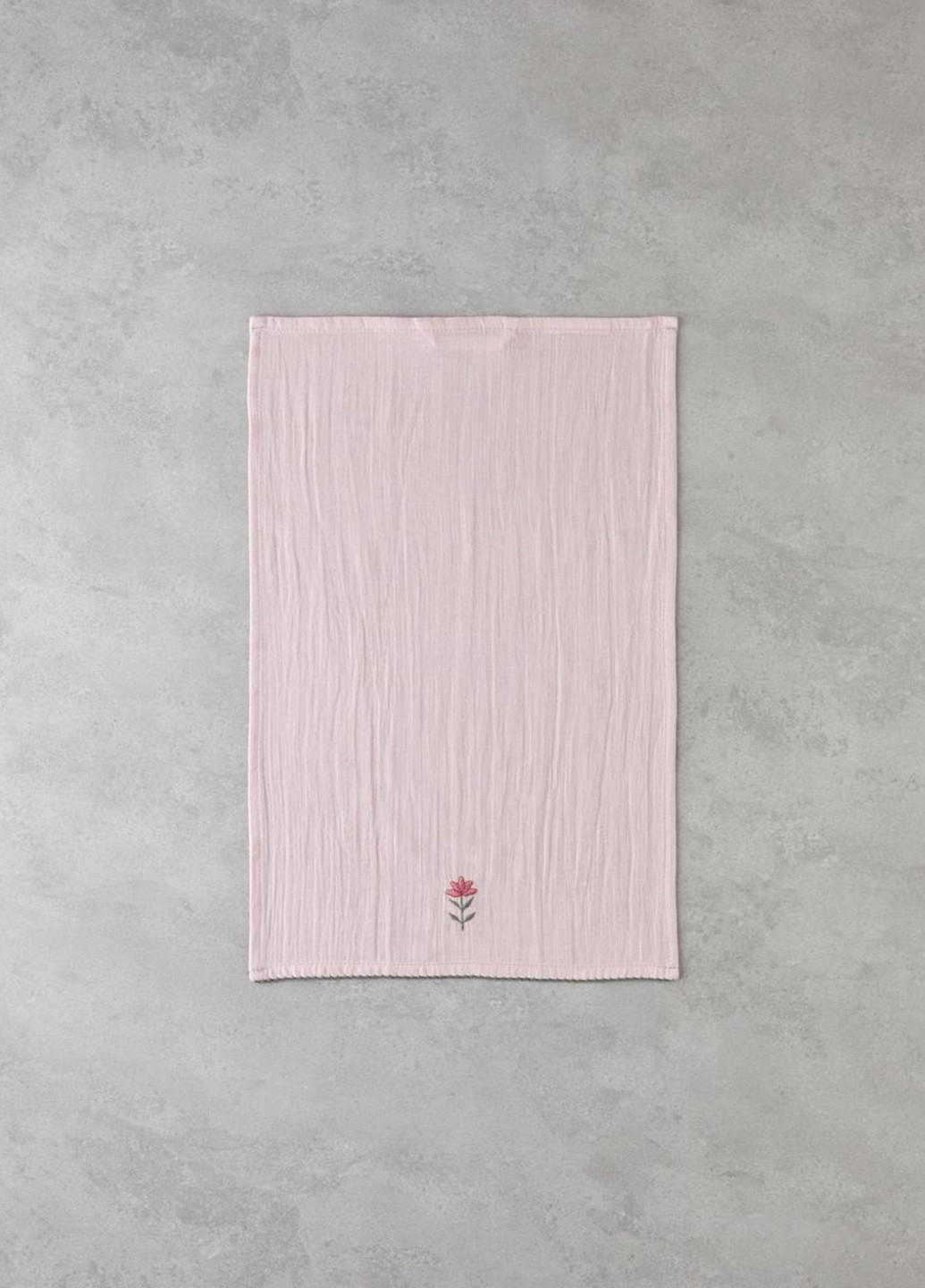 Рушник, 30х50 см English Home однотонний світло-рожевий