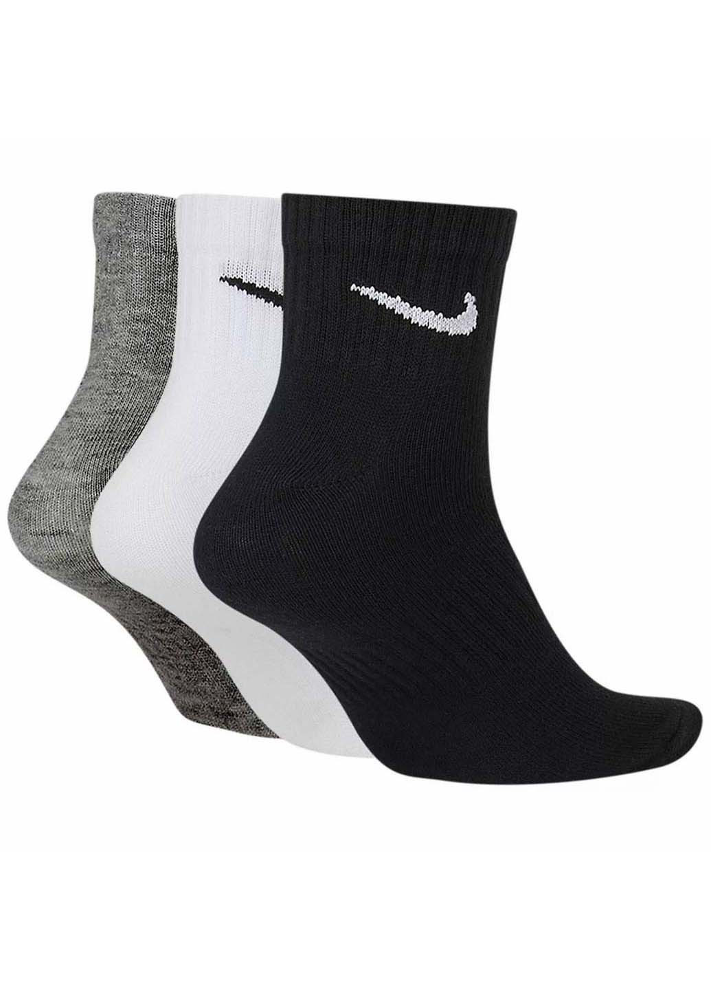 Шкарпетки Nike everyday ltwt ankle 3-pack (254883913)