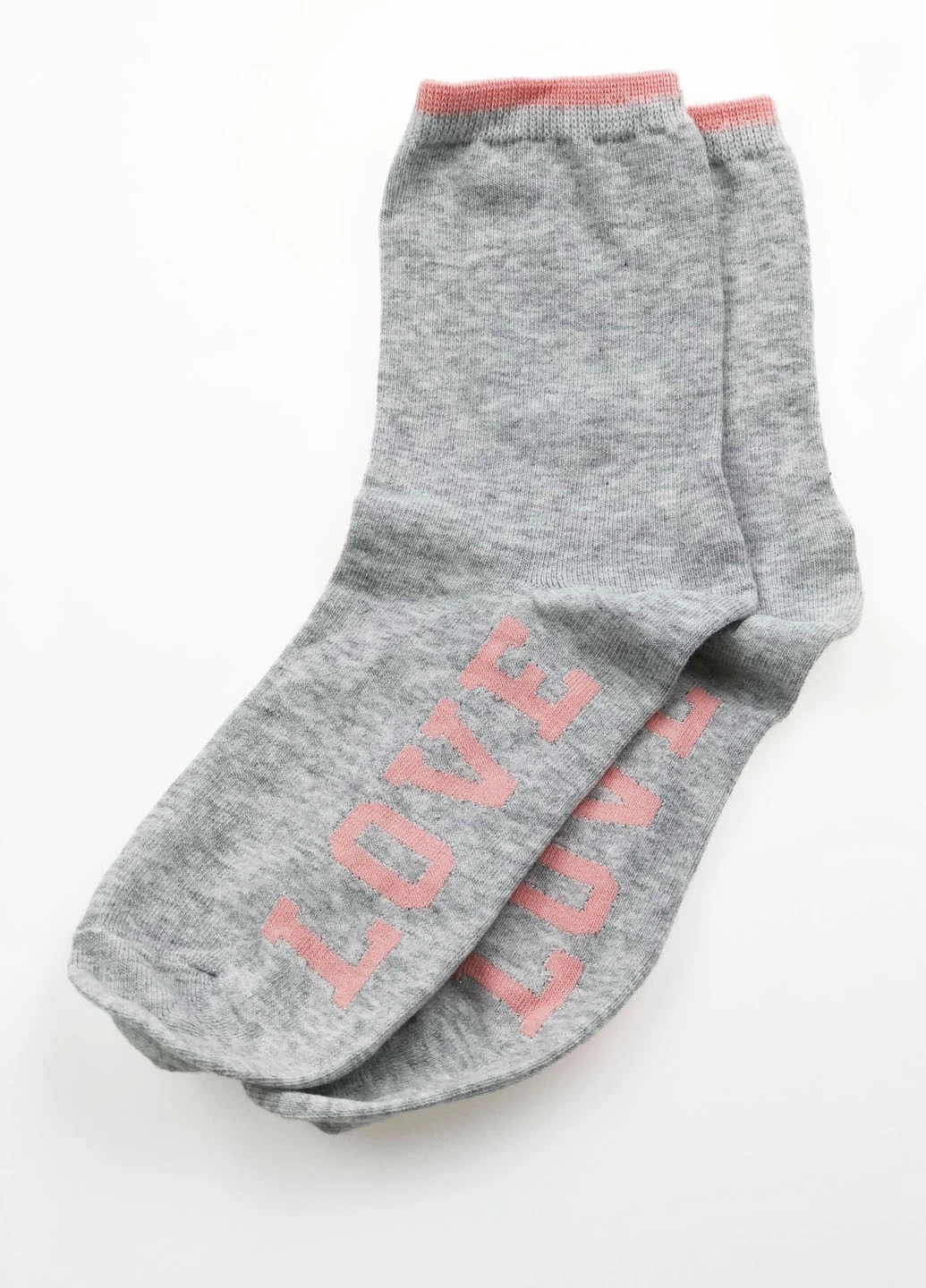 Сірі шкарпетки H&M написи (89949914)