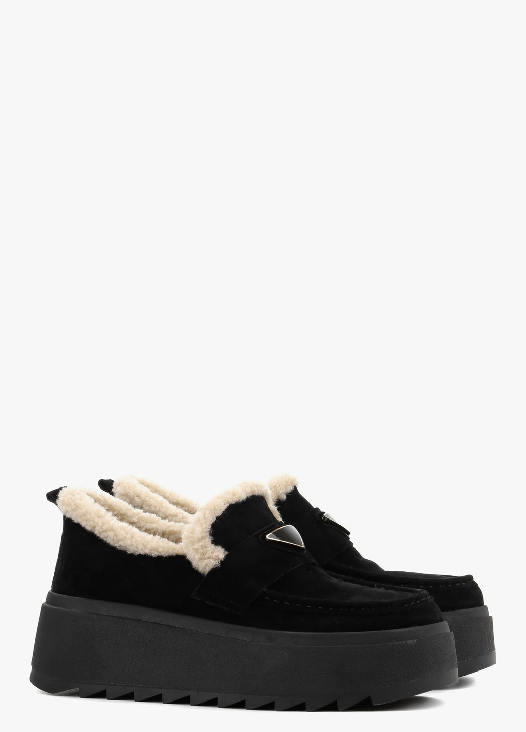 Le'BERDES Туфлі чорний з натуральна замша, україна — зима (370452014)