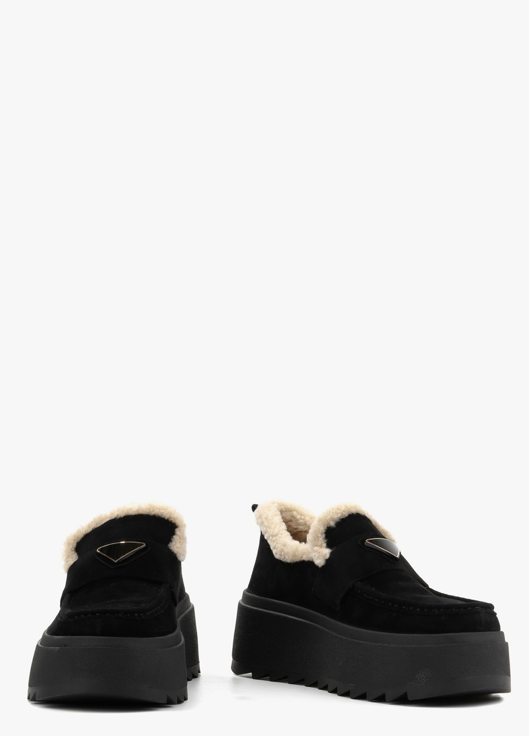 Le'BERDES Туфлі чорний з натуральна замша, україна — зима (370452014)