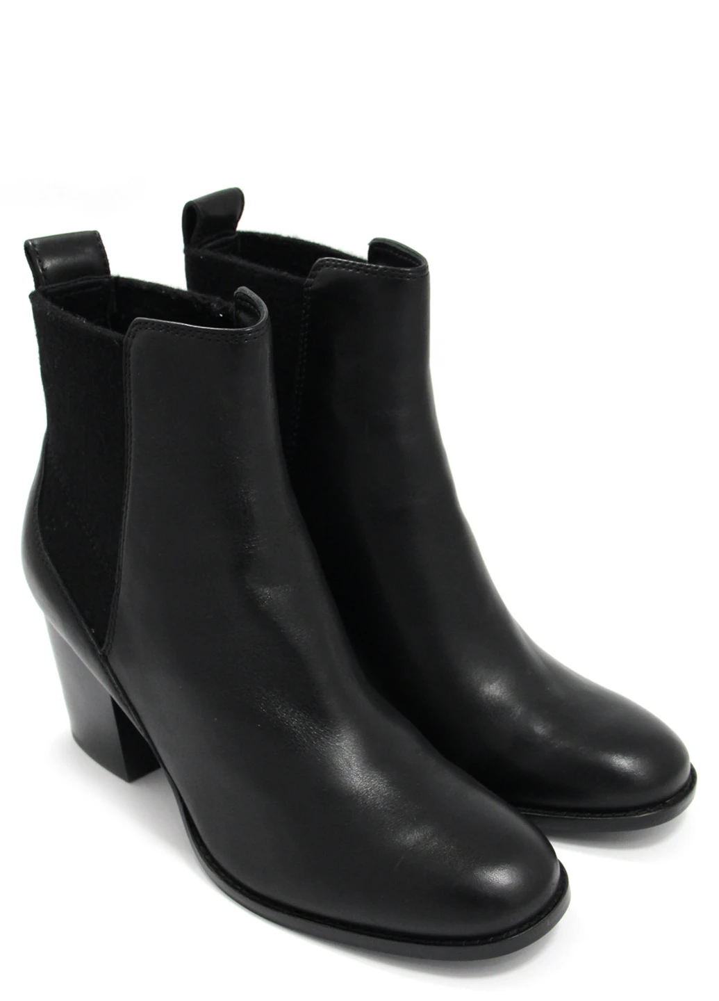 Черные демисезонная женские ботильоны Clarks