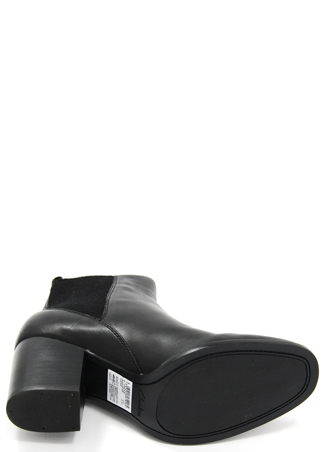 Черные демисезонная женские ботильоны Clarks