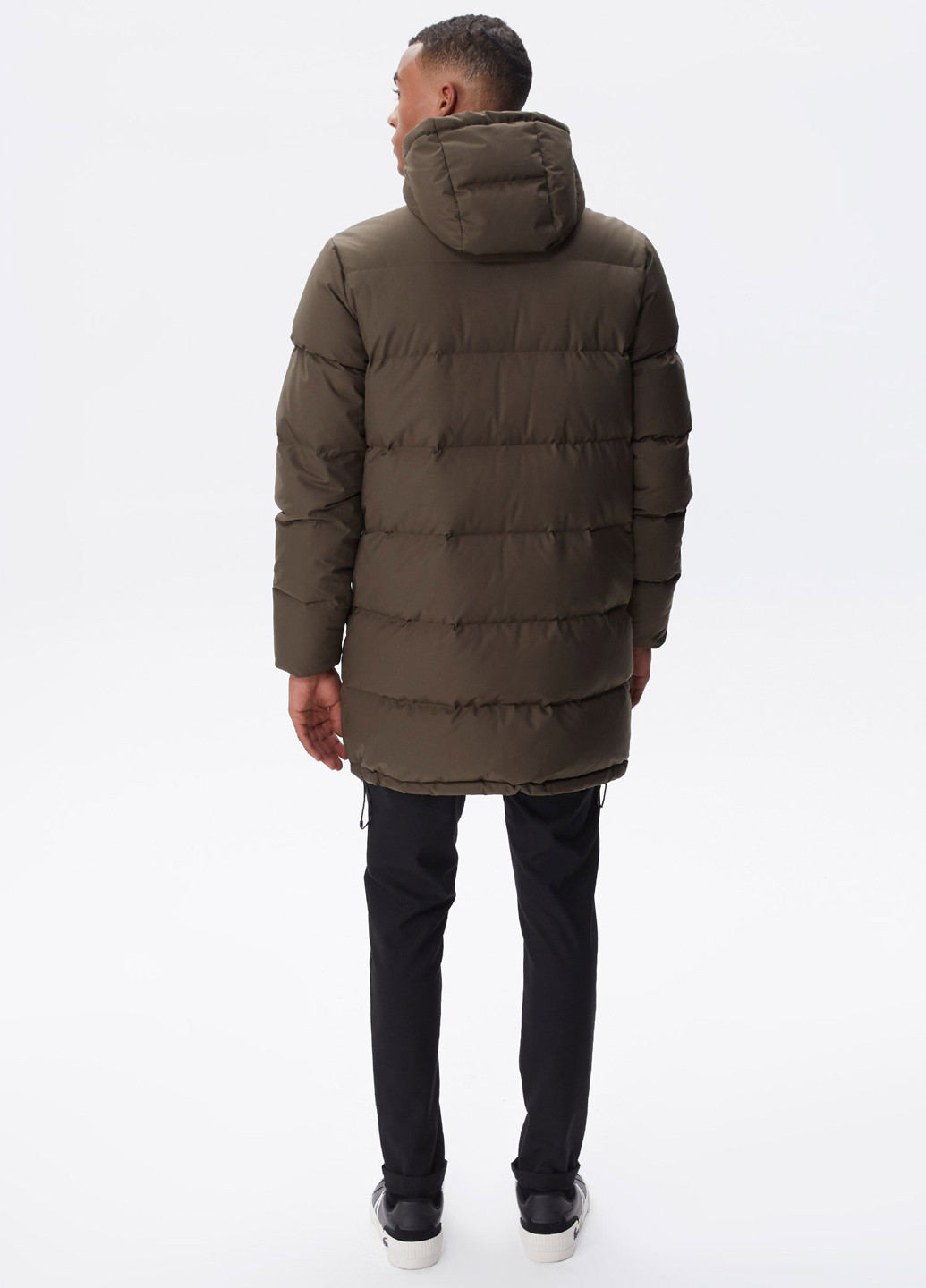 Коричнева демісезонна куртка Lacoste