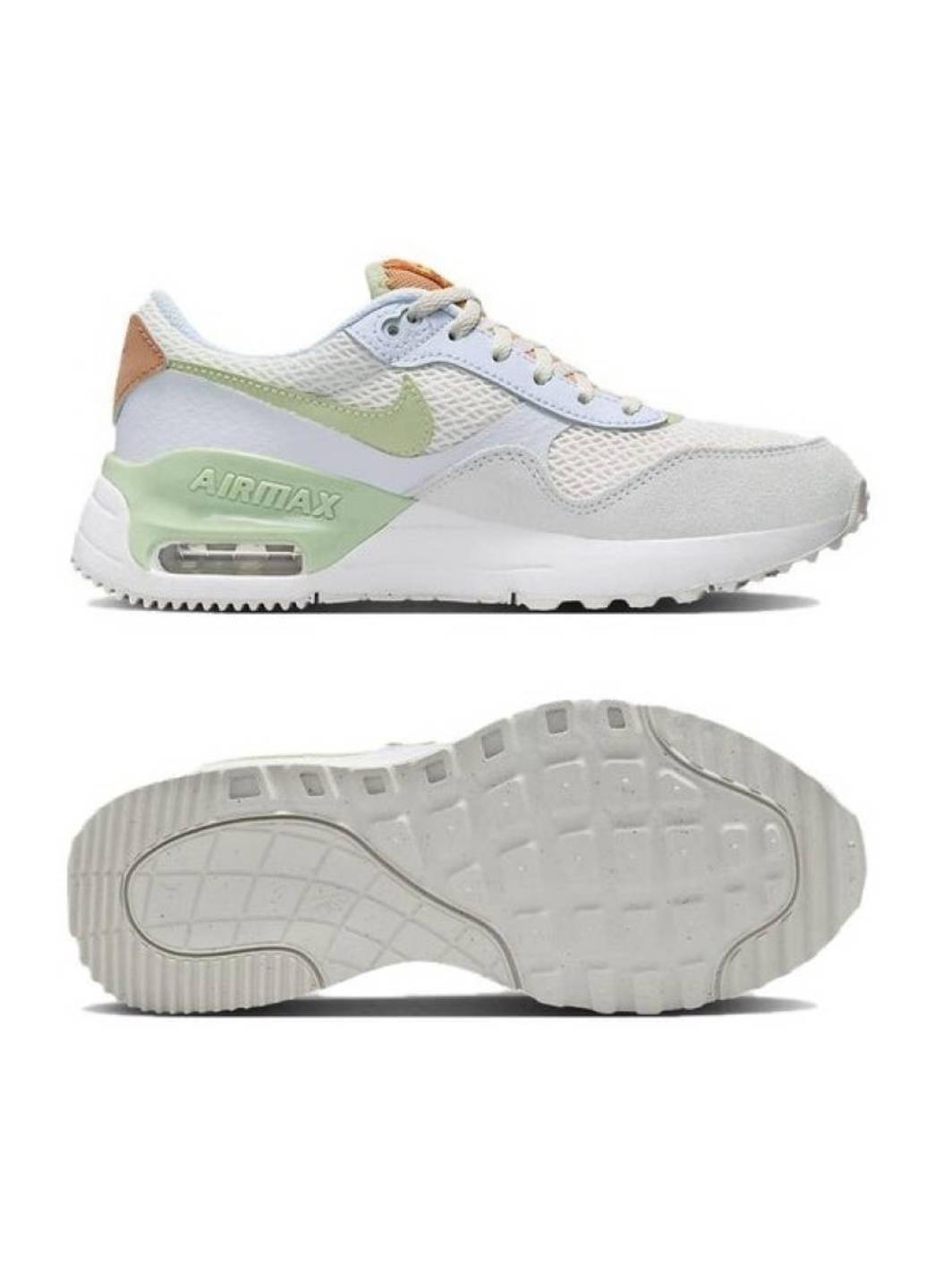 Кроссовки Air Max Systm (GS) DQ0284-006 Nike Air Max Systm (GS) белые демисезоны (317231434)