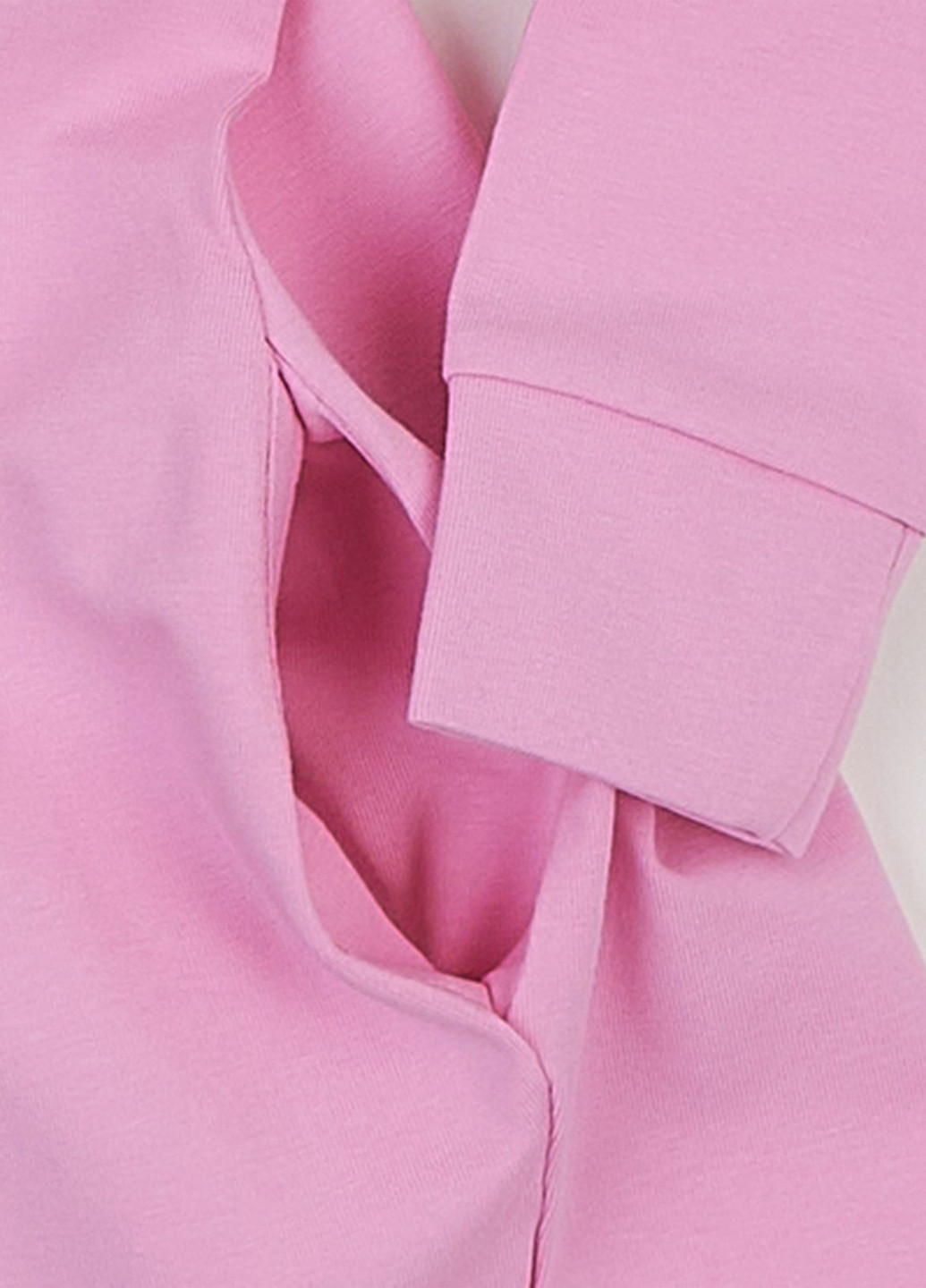 Розовый демисезонный комплект (туника, леггинсы) Ляля