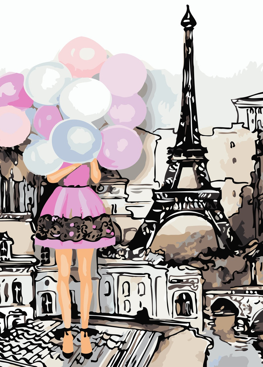 Картина за номерами "Фарби Парижа" 40*50см ArtStory (252265813)