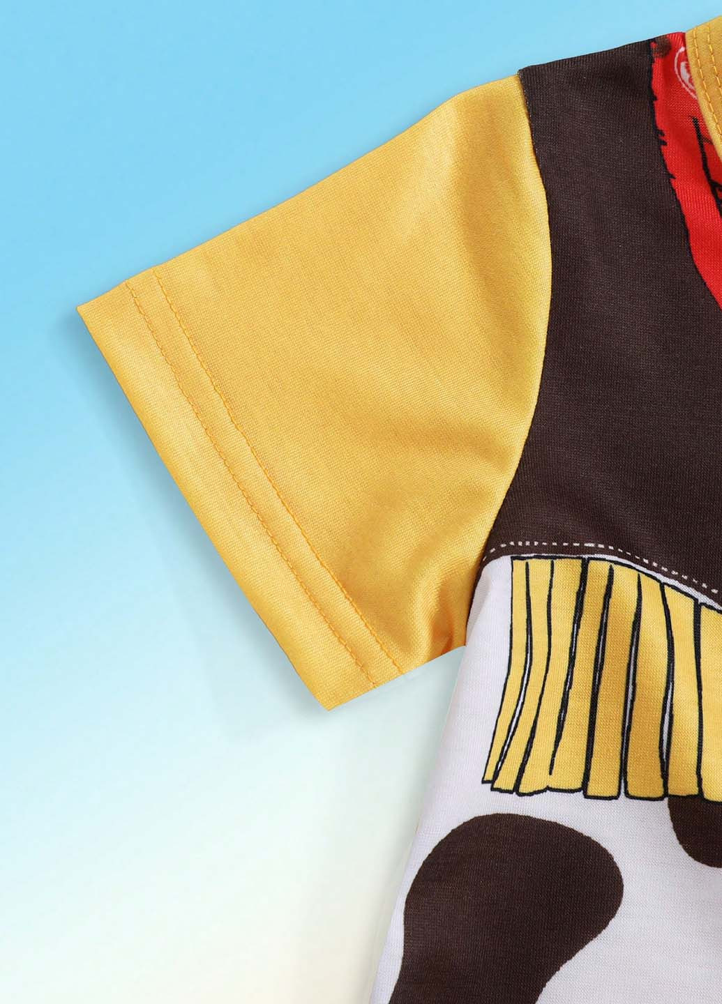 Жовта літня футболка SHEIN