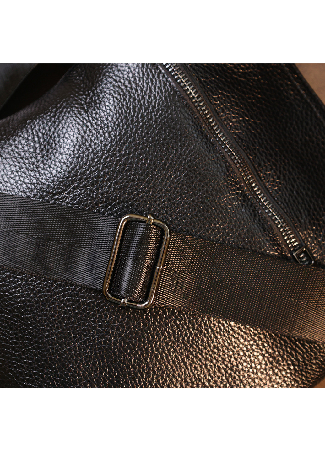 Чоловіча шкіряна сумка через плече 24х26 см Shvigel (253490842)