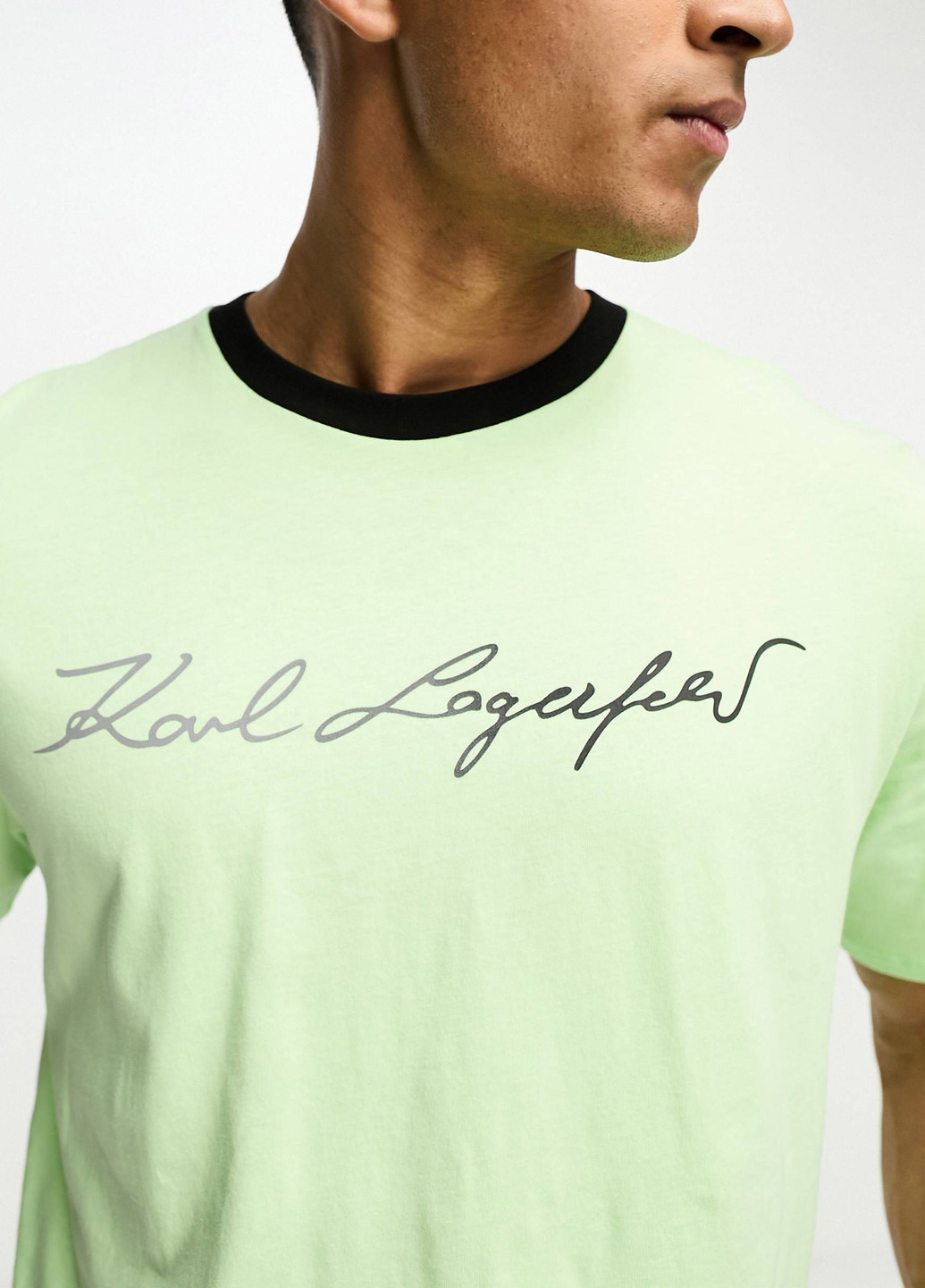 Салатова футболка Karl Lagerfeld