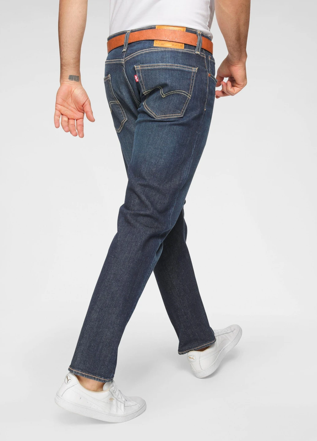 Темно-синие демисезонные джинсы Levi's