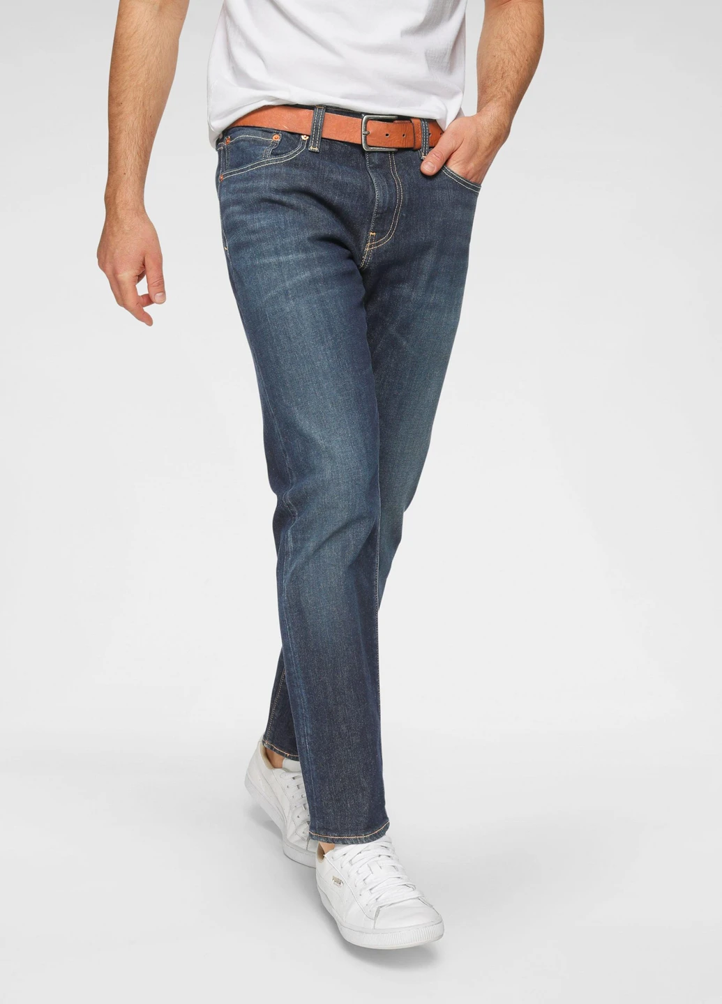 Темно-синие демисезонные джинсы Levi's