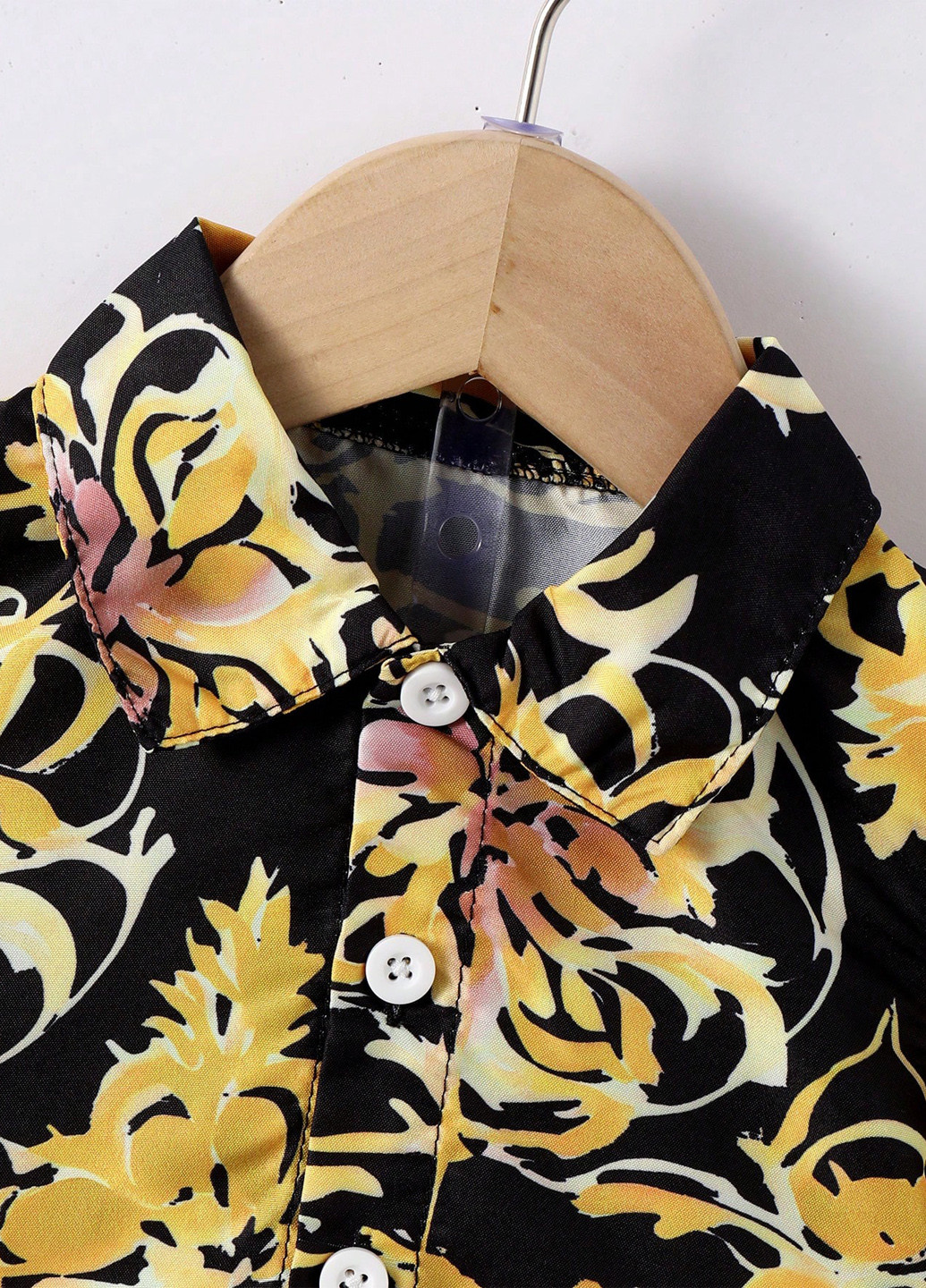 Комбинированный летний комплект (рубашка, шорты) SHEIN