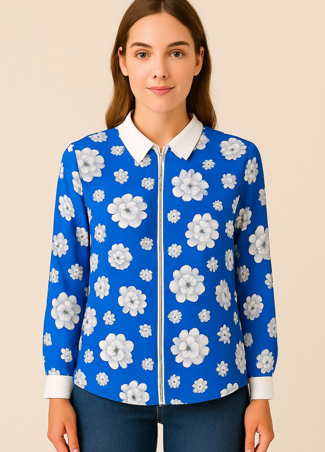 Синіти блуза Sassofono