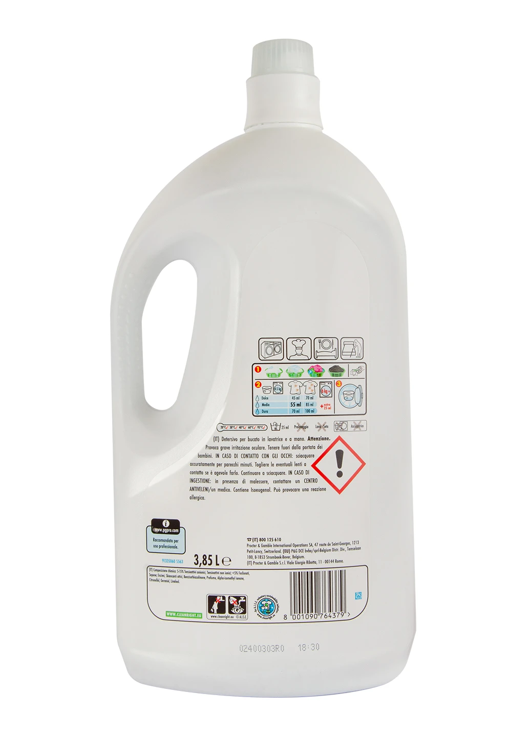 Гель для стирки Professional Formula 70 стирок 3850 мл Dash (214321474)