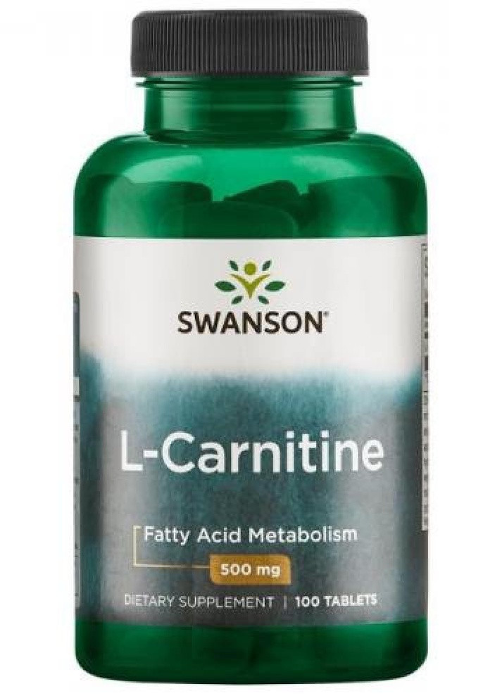 Жиросжигатель L-карнитин L-Carnitine 500mg 100caps Swanson (232327131)
