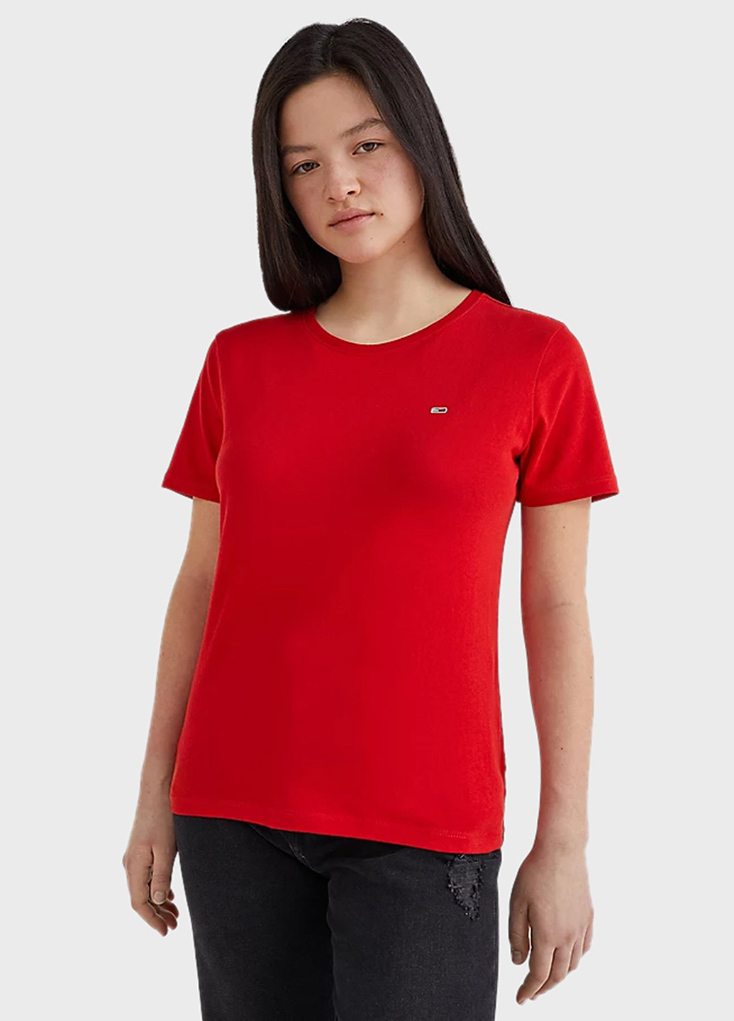 Червона літня футболка Tommy Jeans