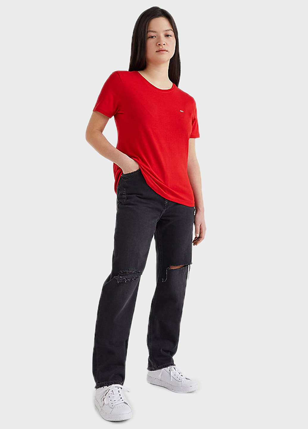 Червона літня футболка Tommy Jeans
