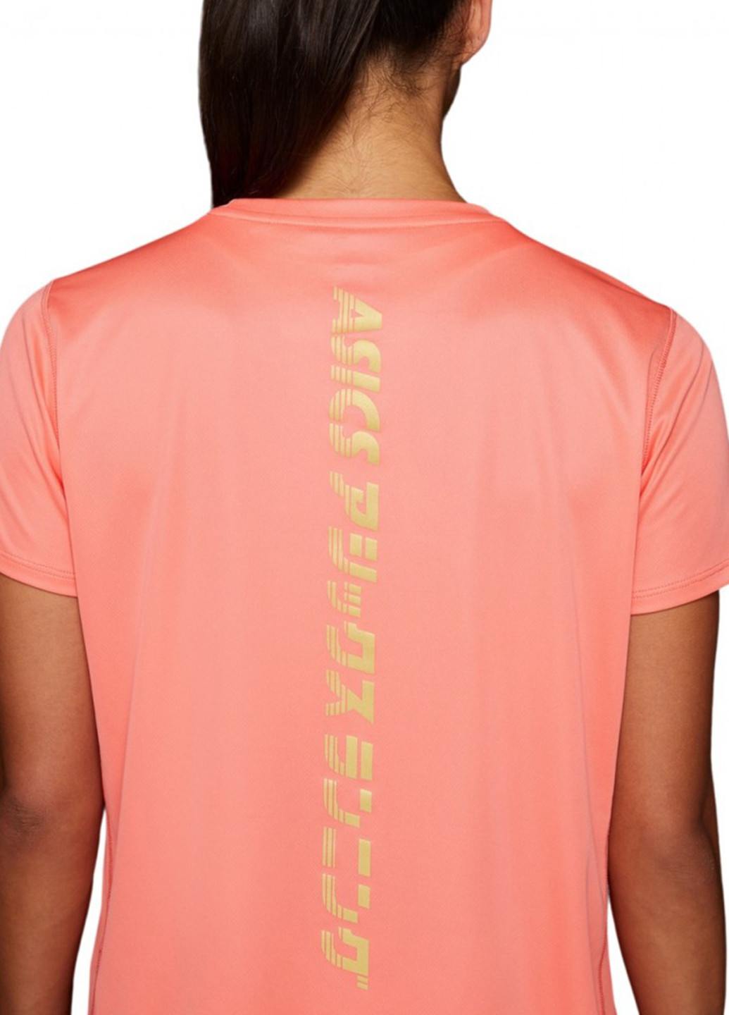 Розовая всесезон футболка Asics