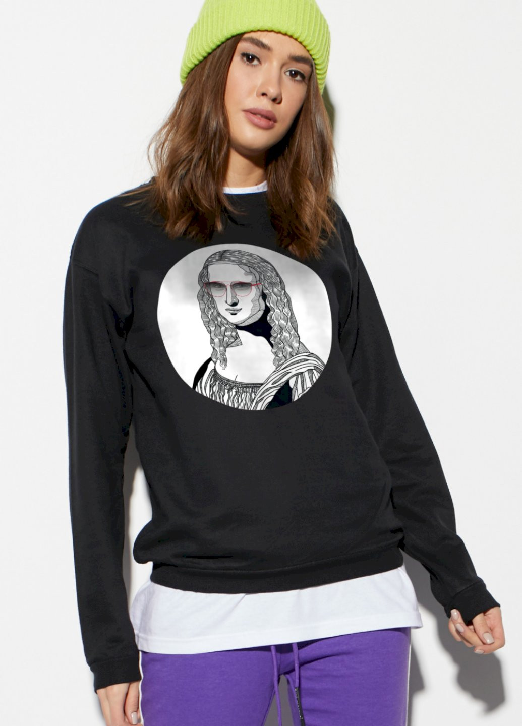 Черный свитшот basic YAPPI (201486927)