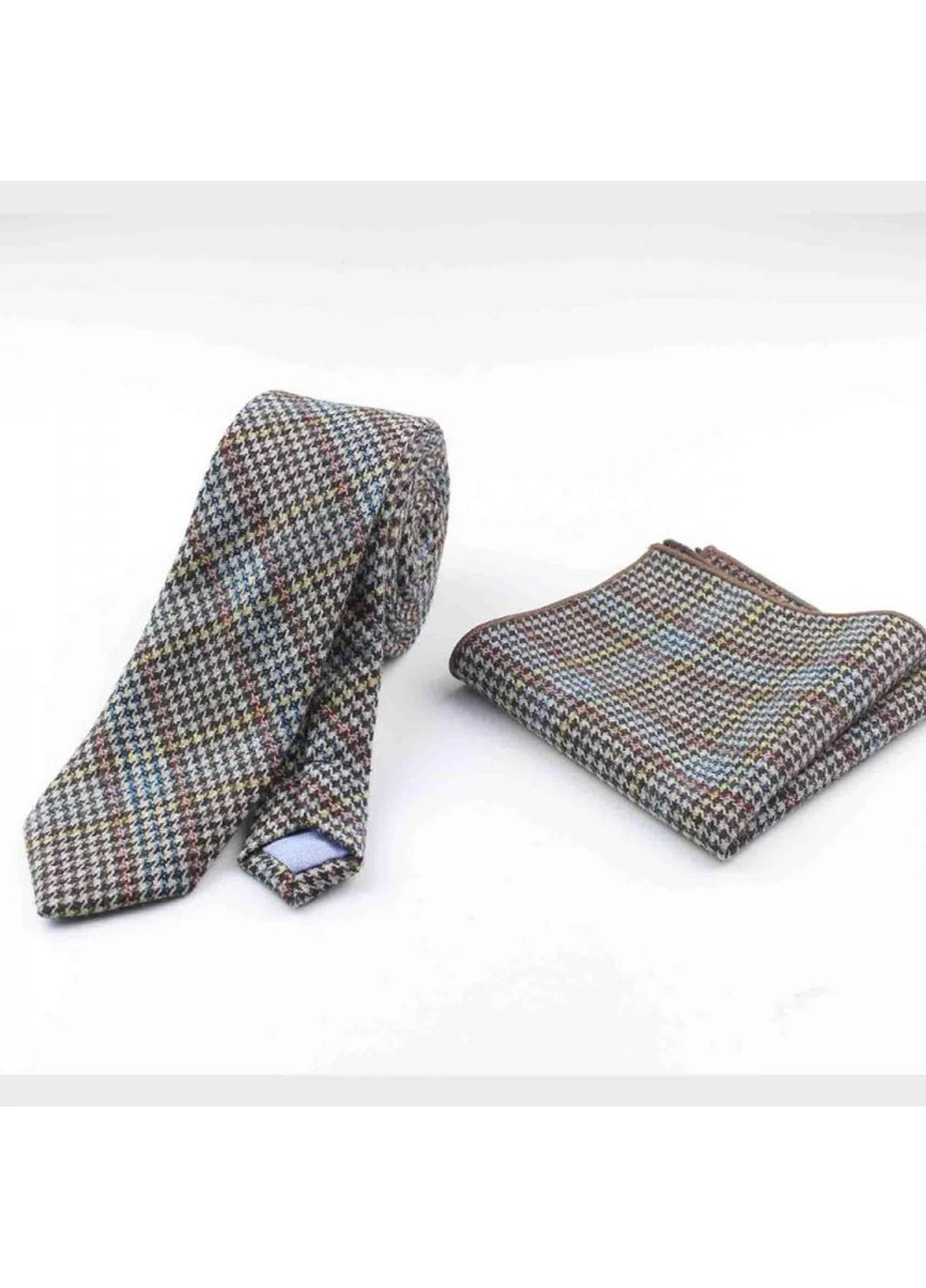 Чоловічий набір (краватка, хустка, метелик) 6х146 см Handmade (193792073)