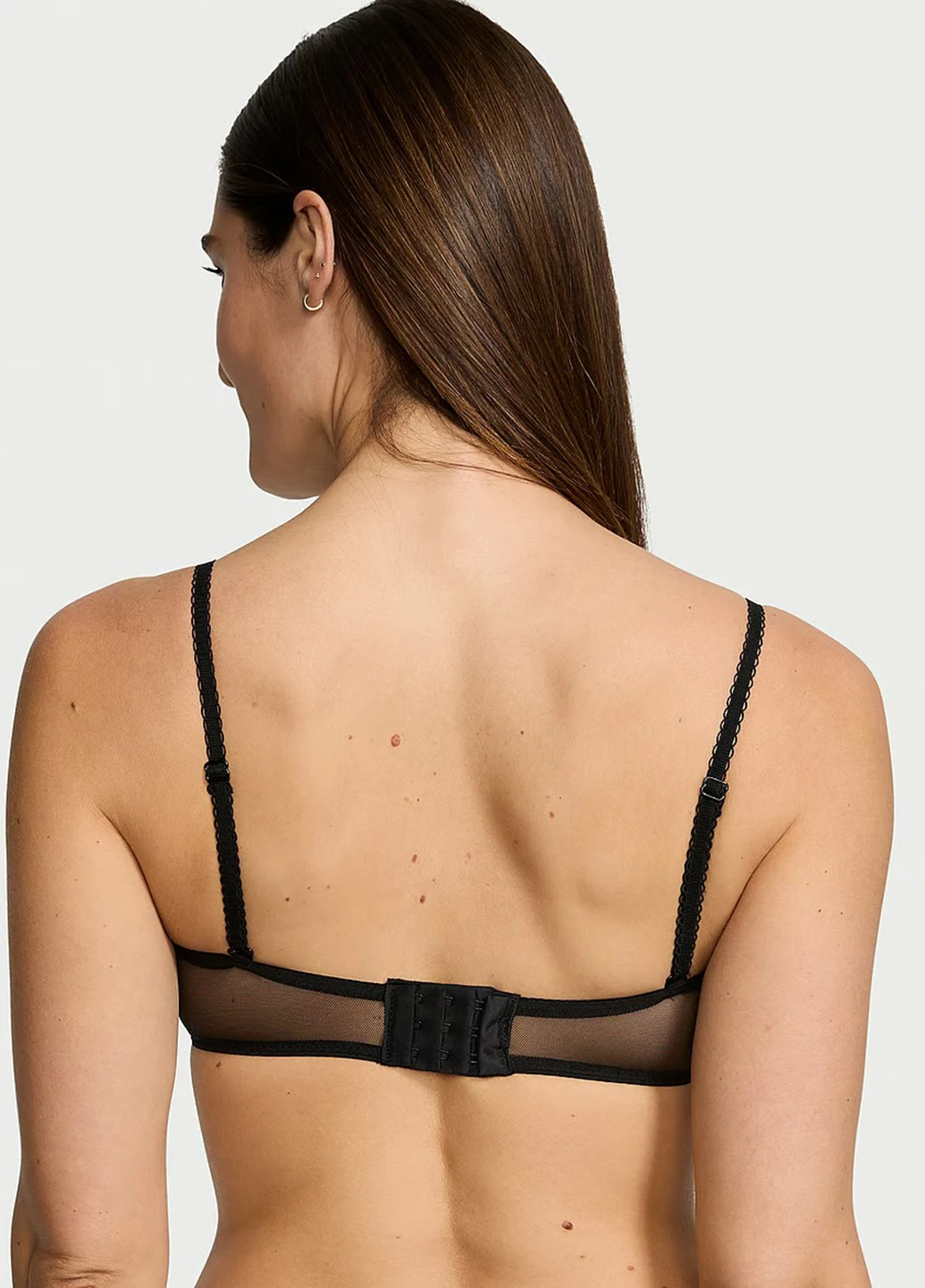 Чорний демісезонний комплект (бюстгальтер, трусики) Victoria's Secret