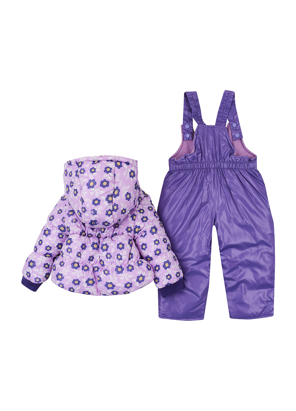 Фиолетовый демисезонный костюм (куртка, полукомбинезон) Aimico