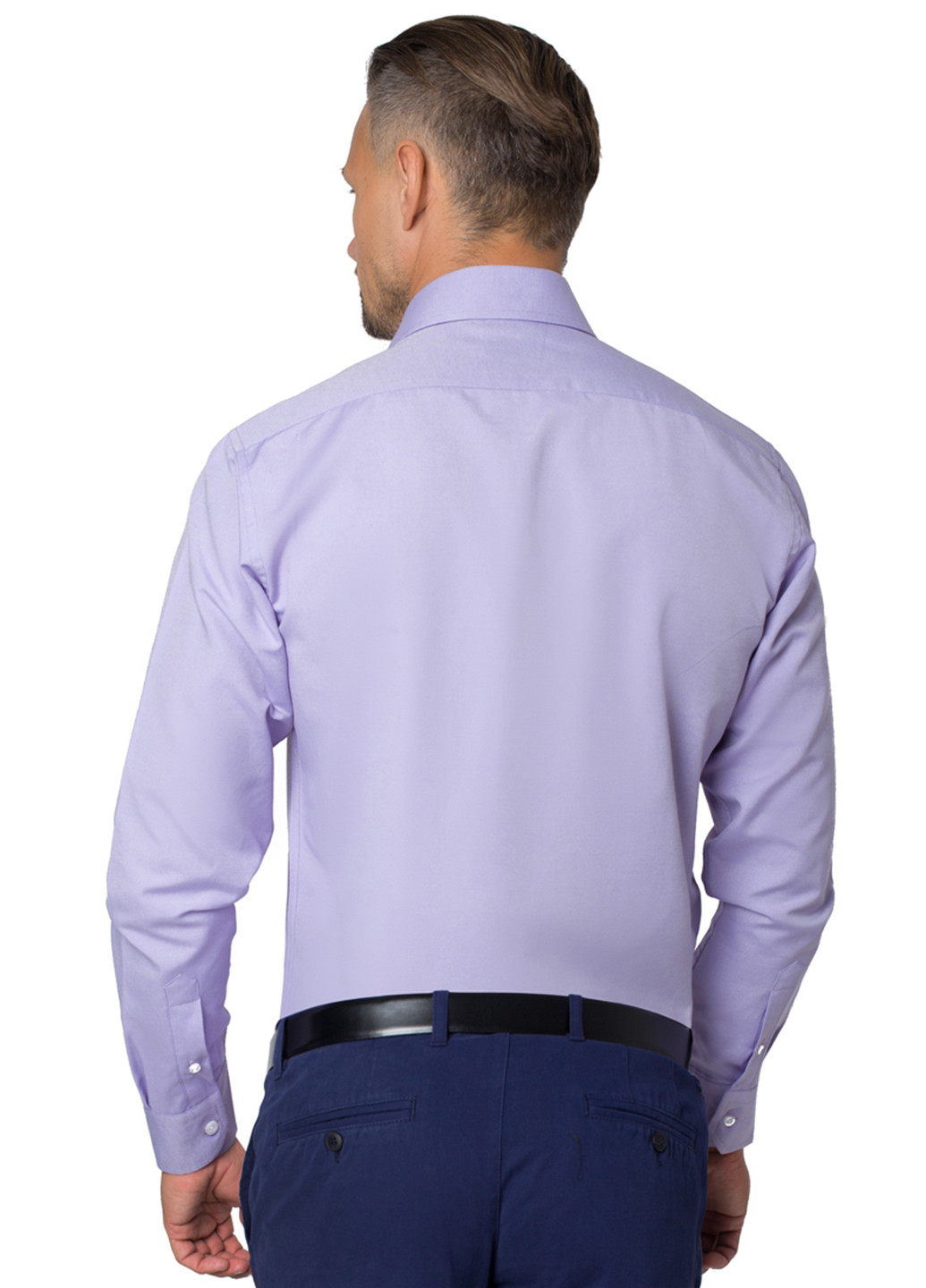 Сиреневая кэжуал рубашка Arber с длинным рукавом