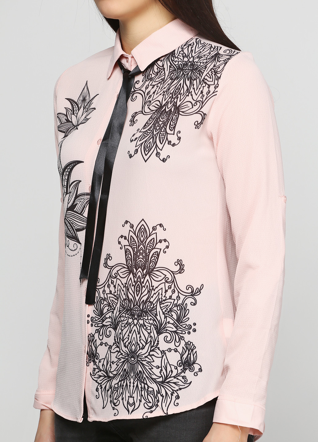 Блідо-рожева демісезонна блуза SERVET TEKIN