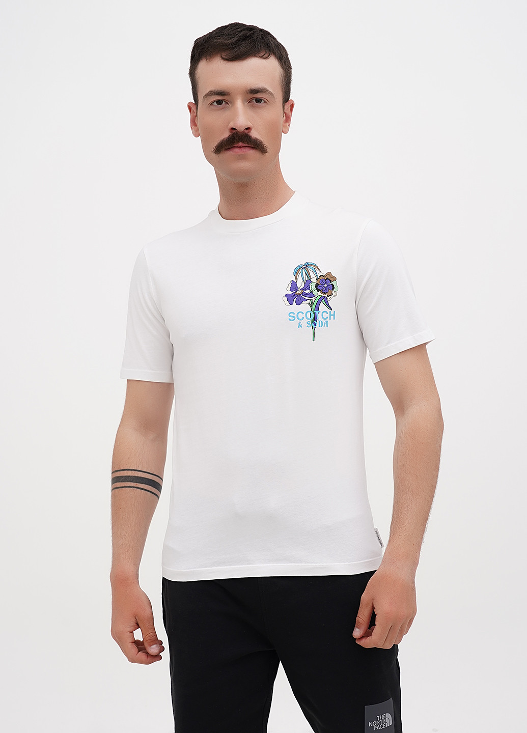 Біла футболка Scotch&Soda