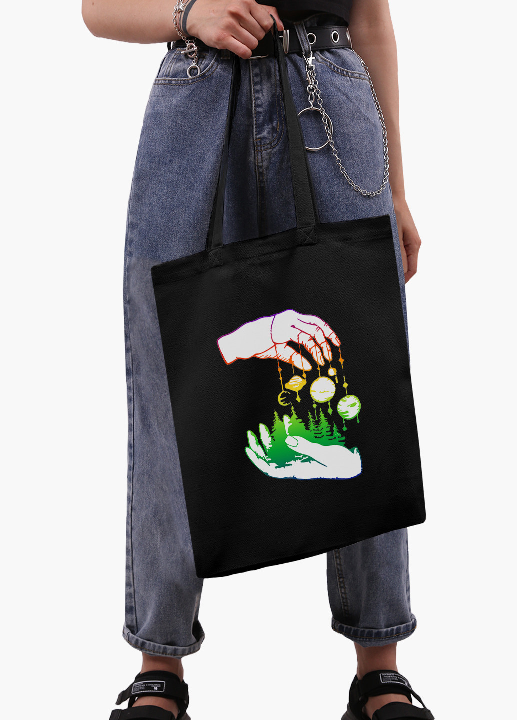 Эко сумка шоппер Искусство (Art) (9227-2843-BK) MobiPrint (236265424)