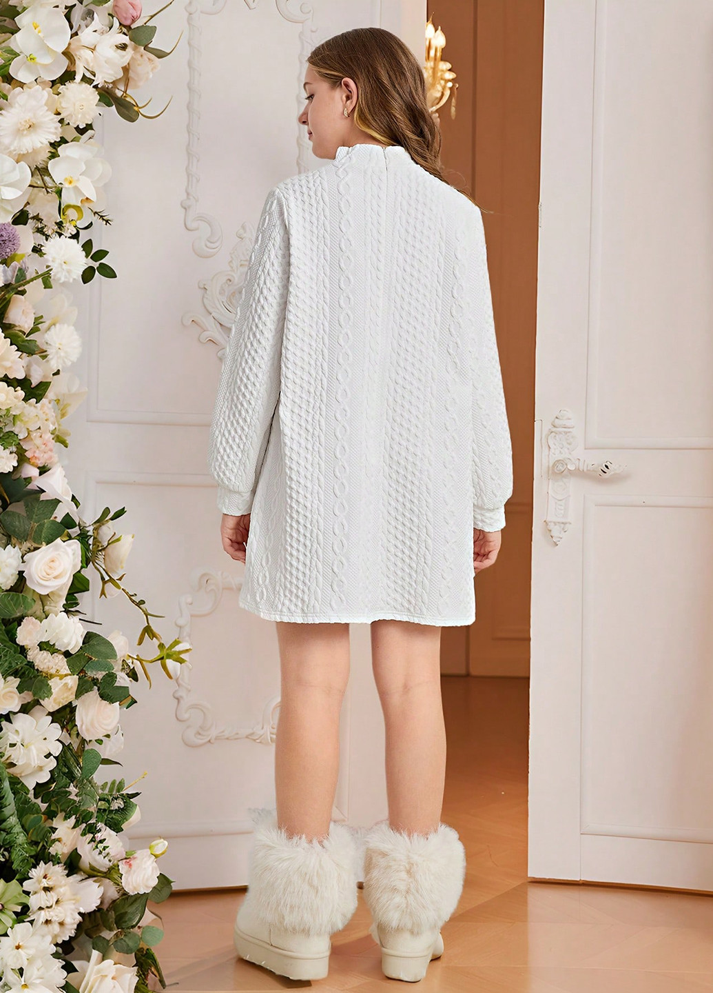 Біла сукня SHEIN (365782234)