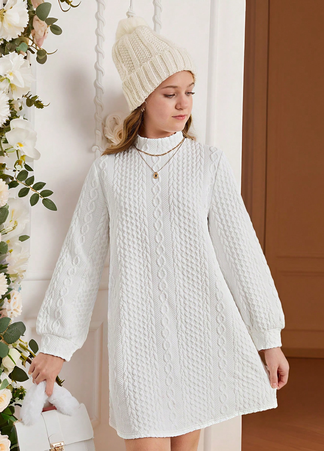 Біла сукня SHEIN (365782234)